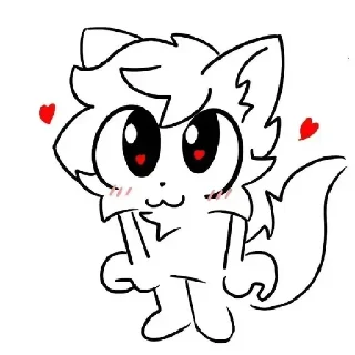 Telegram sticker 🌟 Глупый кисер @SozdaiStickeriBot
