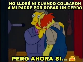 Video sticker 😭 A to mi co @SimpsonsGrupo