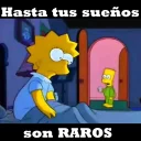 Telegram sticker 😬 A to mi co @SimpsonsGrupo