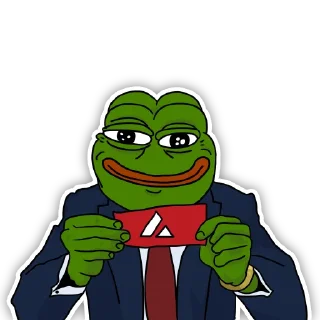 Telegram sticker 💰 AVAX Meme Pack