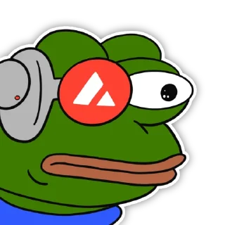 Telegram sticker 😨 AVAX Meme Pack