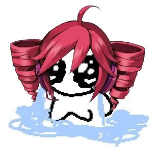 Telegram sticker 😭 Kasane Teto♥️