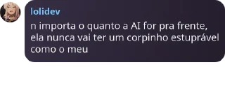 Telegram sticker 👯‍♀️ lolidev's memetic text seleccíon