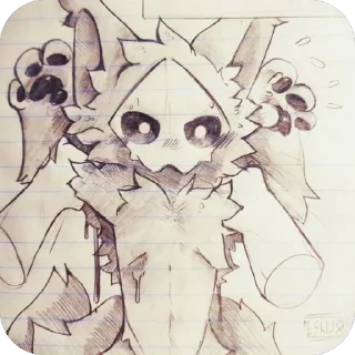 Telegram sticker 🫥 Пуро:3