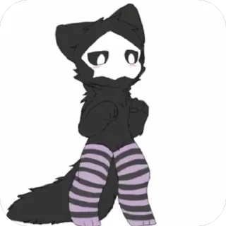 Telegram sticker 🫥 Пуро:3