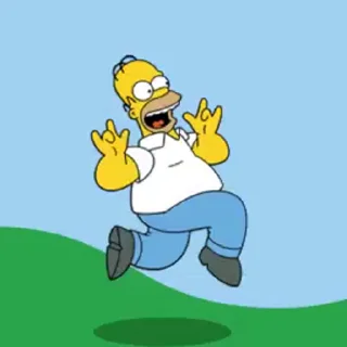 Video sticker 🏃‍♂️ Simpson @TVstickers