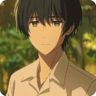 Телеграм стикер 😟 The Tunnel to Summer • @animestickersii @pinterest_to_stickerbot