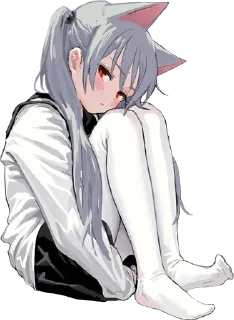 Video sticker 😒 Neko Art - @Anime_Stickers_Pack