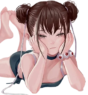 Telegram sticker 😕 Neko Art - @Anime_Stickers_Pack