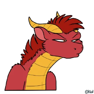 Telegram sticker 🤨 DraegonisByFelisRandomis