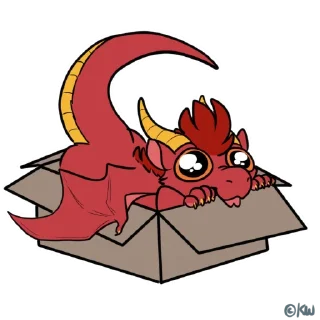 Telegram sticker 📦 DraegonisByFelisRandomis