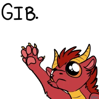 Telegram sticker 😮 DraegonisByFelisRandomis