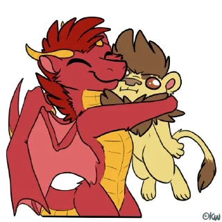 Telegram sticker 🤗 DraegonisByFelisRandomis