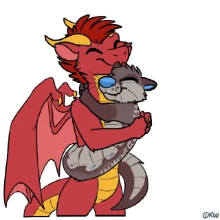 Telegram sticker 🤗 DraegonisByFelisRandomis