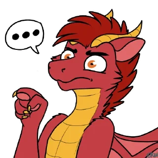 Telegram sticker 🤨 DraegonisByFelisRandomis