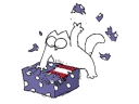 Telegram sticker 🎁 simon's cat