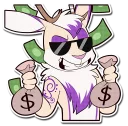 Telegram sticker 💰 Percy