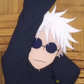 Telegram sticker ♾ - Join : @AHMSHY 🫧 Satoru Gojo