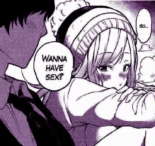 Телеграм стикер 🟣 Purple Manga @hentstick @anysticks