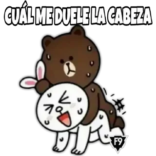 Telegram sticker 🐻 Cual Gracias? By @lucho4ever