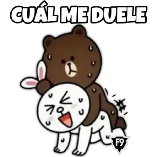 Telegram sticker 🐻 Cual Gracias? By @lucho4ever