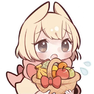 Video sticker 🍎 Сладкий зайчик 5 @Nyasticks