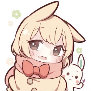 Telegram sticker 👀 Сладкий зайчик 5 @Nyasticks