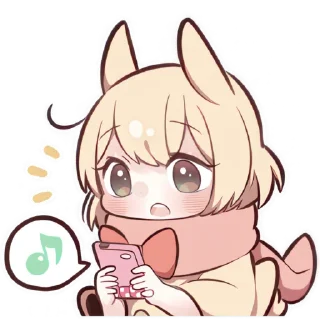 Telegram sticker 📱 Сладкий зайчик 5 @Nyasticks