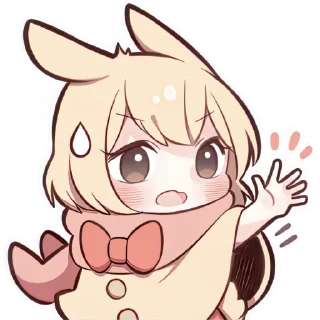 Video sticker 😦 Сладкий зайчик 5 @Nyasticks