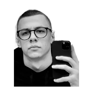 Telegram sticker 🤓 MACAN🖤
