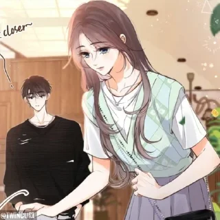 Телеграм стикер 🌟 🌙 𝐋𝐢𝐧 @TwinCurl