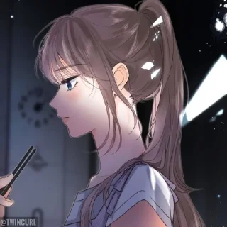 Телеграм стикер 🌟 🌙 𝐋𝐢𝐧 @TwinCurl