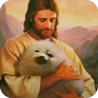 Sticker ⛪️ Тюлени топ / Тгк создателя: @TuleniTopChannel