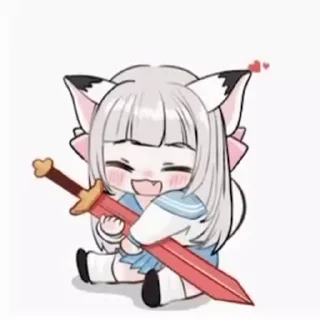 Video sticker ☠️ naraka мяу2 @krasssssha