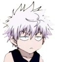 Telegram sticker 😑 Killua (@Blue_Rose_sword)