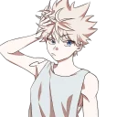 Telegram sticker 🤨 Killua (@Blue_Rose_sword)