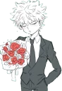 Telegram sticker 💝 Killua (@Blue_Rose_sword)