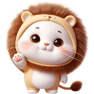 Sticker 👋 Котята-львята @Nyasticks