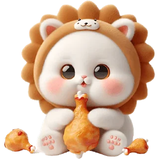 Video sticker 😋 Котята-львята @Nyasticks