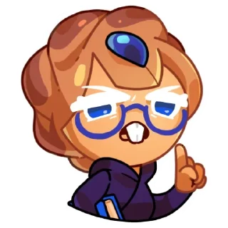 Telegram sticker 🤓 Печенькобег | @Seltzer_Cloister