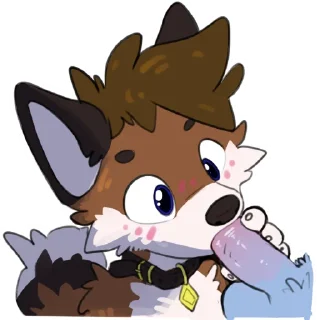 Телеграм стикер 🍆 Cuteconfy NSFW