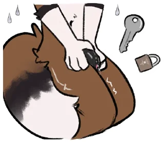 Телеграм стикер 💦 Cuteconfy NSFW