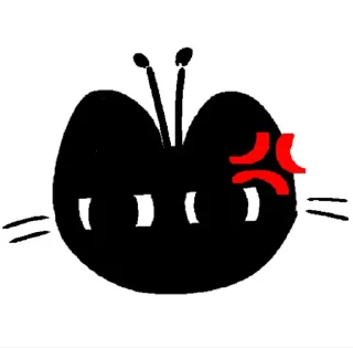 Telegram sticker 🤩 Котеня @TgEmodziBot