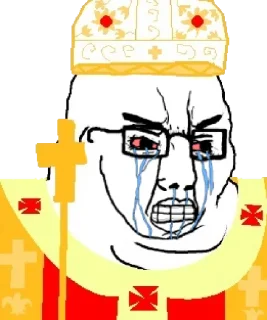 Telegram sticker ⛪️ Soyjack Adhesive Pack