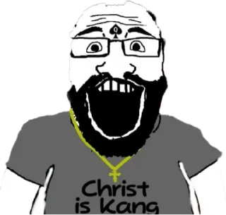 Telegram sticker ☦️ Soyjack Adhesive Pack