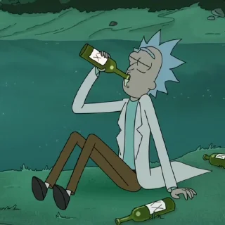 Video sticker 😐 Rick and Morty @stickerowo