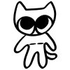 Sticker 😺 𓃠 kitty @emojixoley / marvarto_o 𓃠