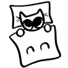 Video sticker 💤 𓃠 kitty @emojix...