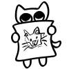 Sticker ✍️ 𓃠 kitty @emojixoley / marvarto_o 𓃠
