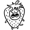Sticker 🍓 𓃠 kitty @emojixoley / marvarto_o 𓃠